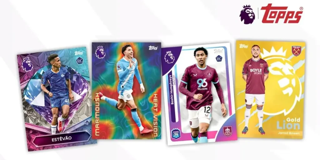 Premier League e Topps retomam parceria para lançamento de cartões colecionáveis