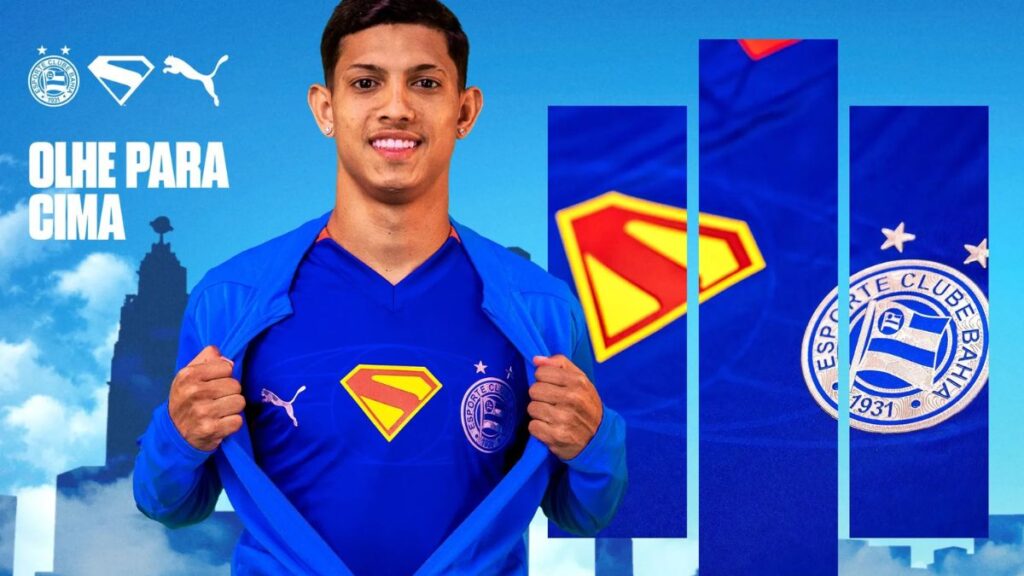 Bahia e Puma lançam uniforme inspirado no Superman