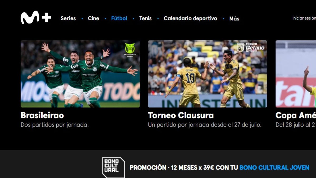 Brasileirão já está sendo anunciado como uma das atrações do Movistar Plus+ - Reprodução