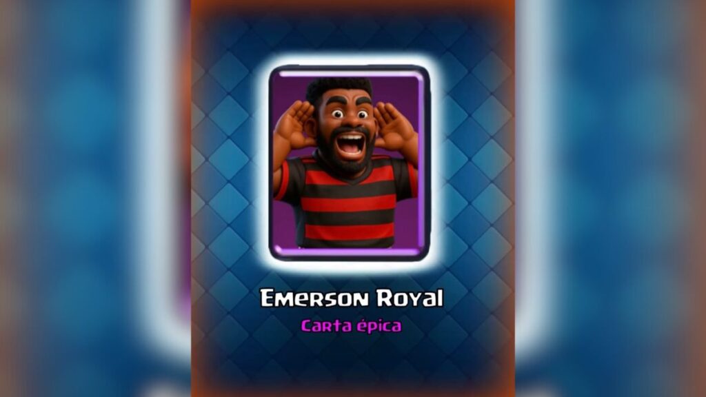 Flamengo transforma anúncio de Emerson Royal em parceria com Clash Royale
