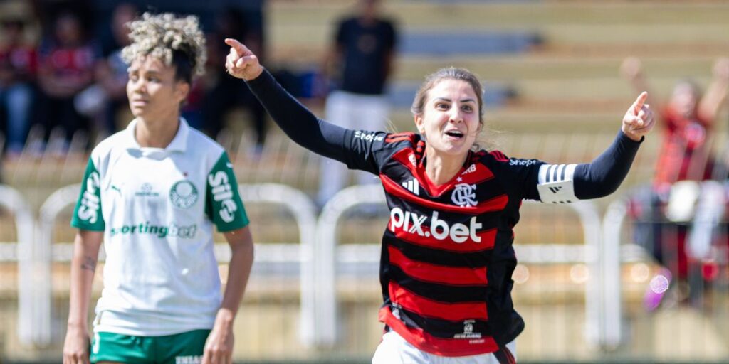 Flamengo x Palmeiras pelo Brasileirão Feminino alcança 9 pontos de audiência na Globo em SP e no RJ