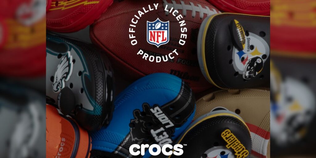 NFL terá colaboração com Crocs a partir de acordo de licenciamento