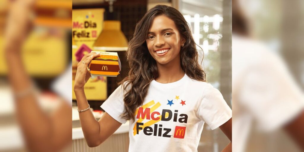 McDonald’s aproxima Rayssa Leal do McDia Feliz em busca de incentivar ação do público jovem