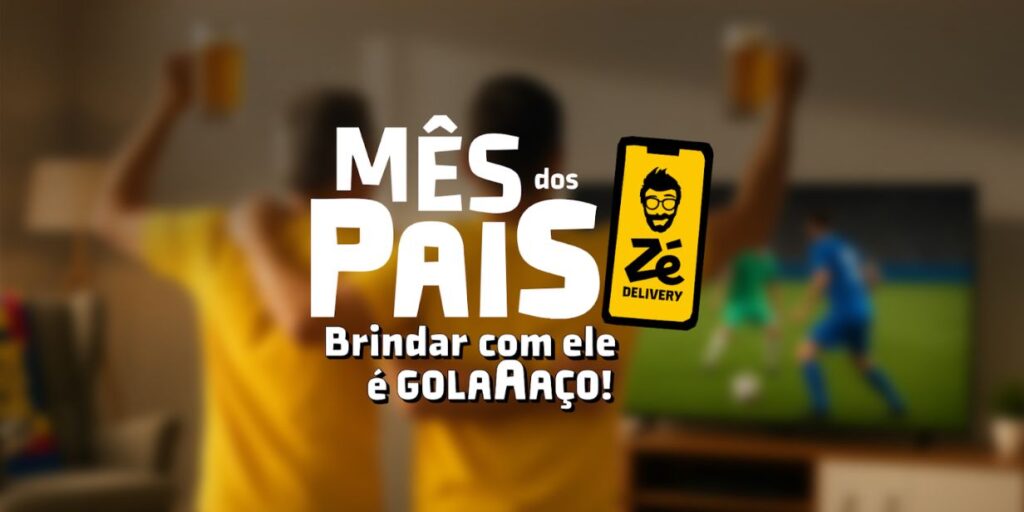 Zé Delivery aproveita relação com time do coração em promoção de Dia dos Pais