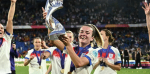 Jogadoras da Inglaterra comemoram o título da Euro Feminina 2025 - Reprodução / Instagram (@weuro)