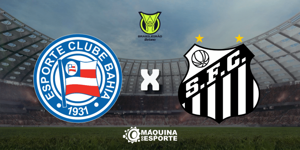 Bahia x Santos: Onde assistir ao confronto da 21ª rodada do Brasileirão
