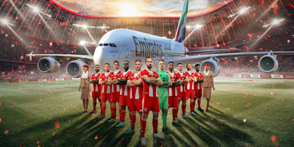 Bayern de Munique e Emirates fecham acordo de patrocínio, mas sem exposição na camisa