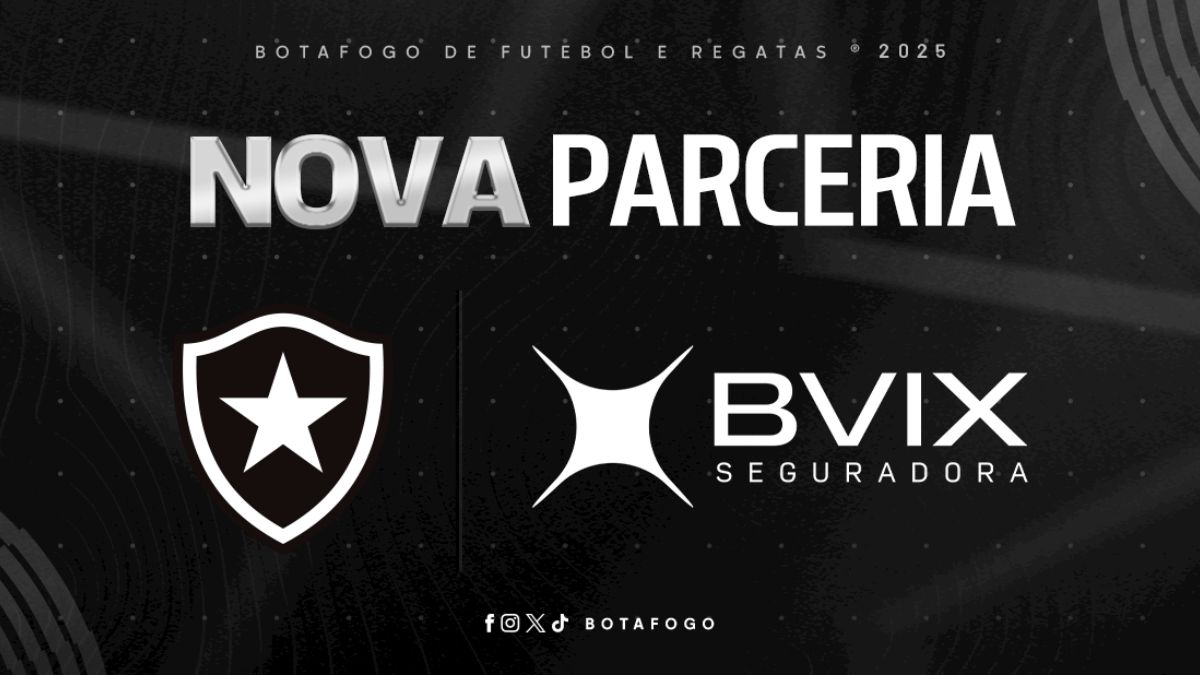 Botafogo fechou patrocínio com a seguradora BVix - Divulgação