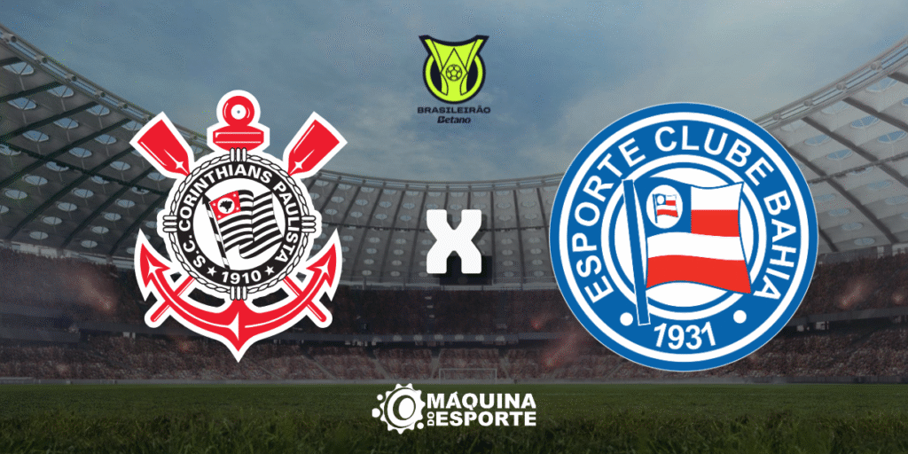 Corinthians x Bahia: Onde assistir à partida da 20ª rodada do Brasileirão