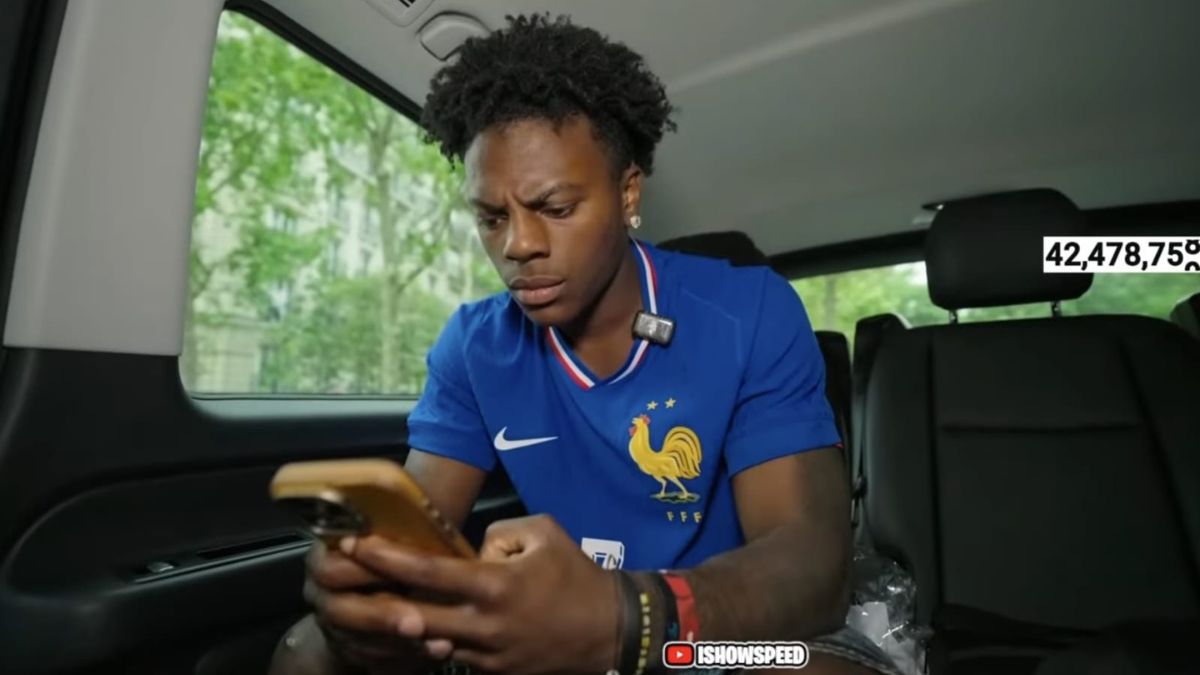 iShowSpeed durante transmissão no YouTube - Reprodução