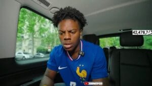 iShowSpeed durante transmissão no YouTube - Reprodução