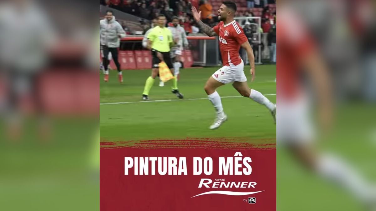 Tintas Renner ativa a "Pintura do Mês" nas redes sociais do Internacional - Reprodução / Instagram @scinternacional