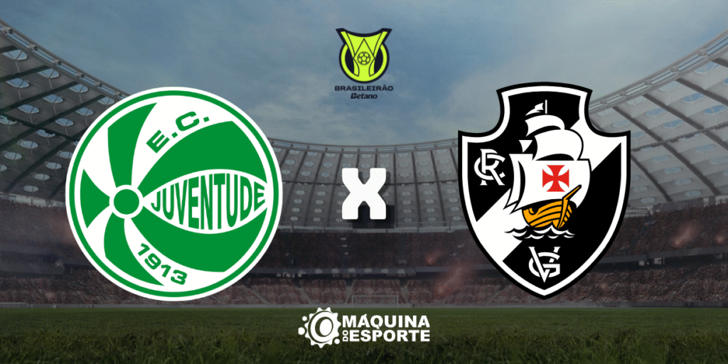 Juventude x Vasco: Onde assistir ao jogo adiado da 14ª rodada do Brasileirão