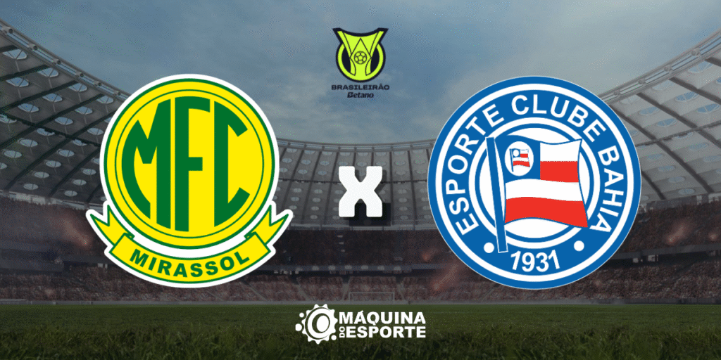 Mirassol x Bahia: Onde assistir ao confronto da 22ª rodada do Brasileirão