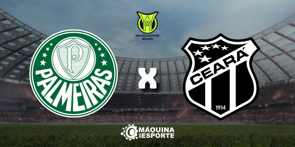 Palmeiras x Ceará: Onde assistir ao duelo da 19ª rodada do Brasileirão
