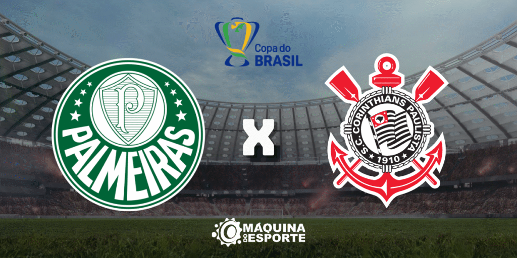 Palmeiras x Corinthians: Onde assistir ao Dérbi de volta das oitavas de final da Copa do Brasil