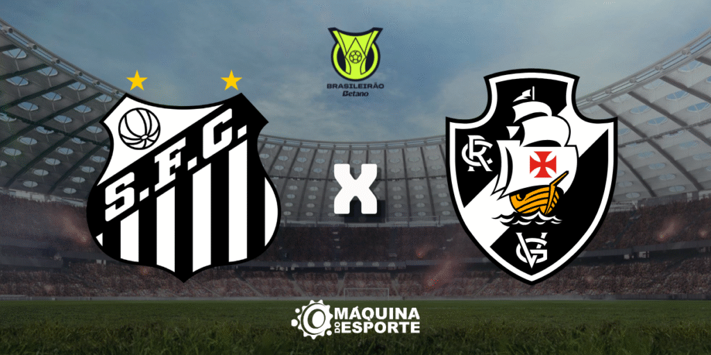 Santos x Vasco: Onde assistir ao duelo da 20ª rodada do Brasileirão