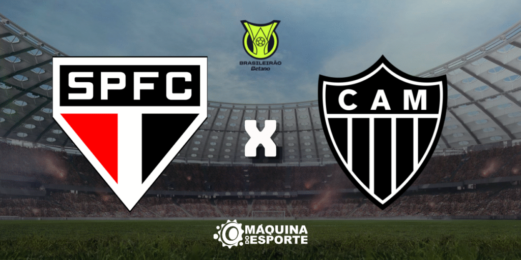 São Paulo x Atlético-MG: Onde assistir ao duelo da 21ª rodada do Brasileirão