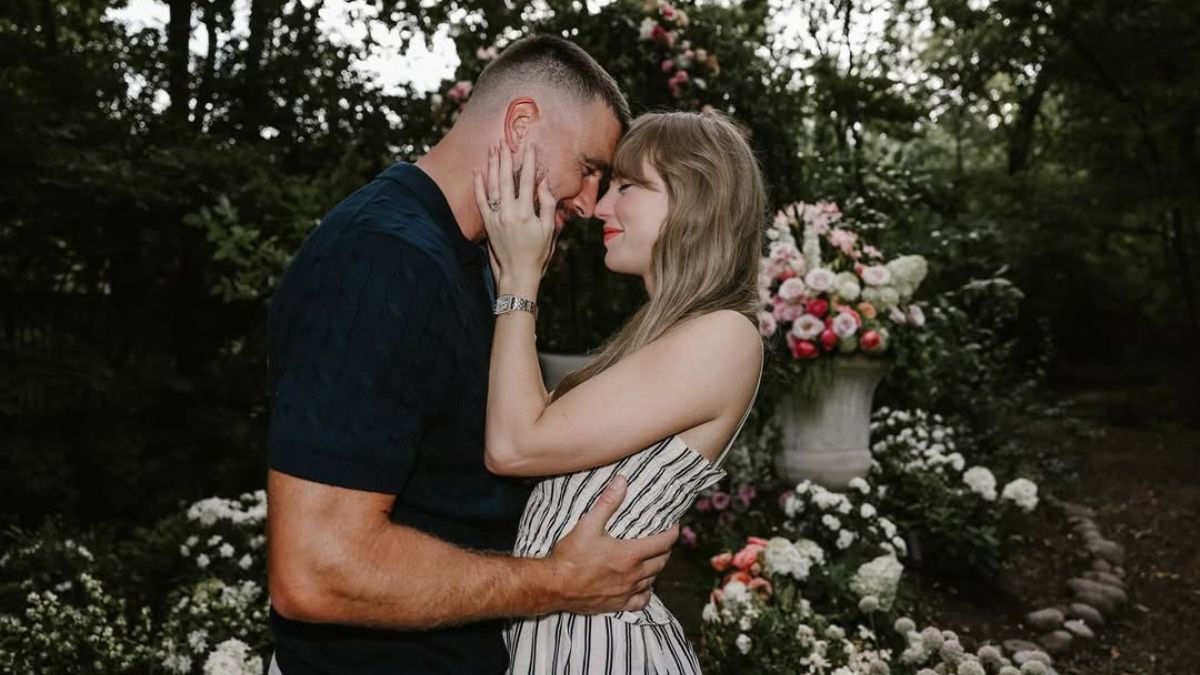Taylor Swift anunciou o casamento com Travis Kelce em suas redes sociais - Reprodução / Instagram @taylorswift