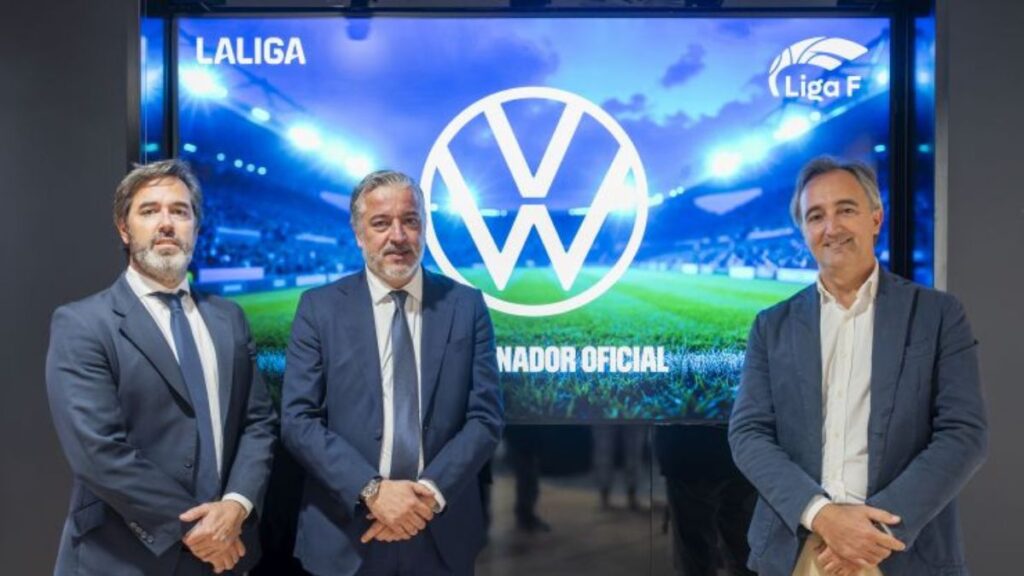 Volkswagen firma patrocínio e se torna carro oficial de LaLiga e Liga F