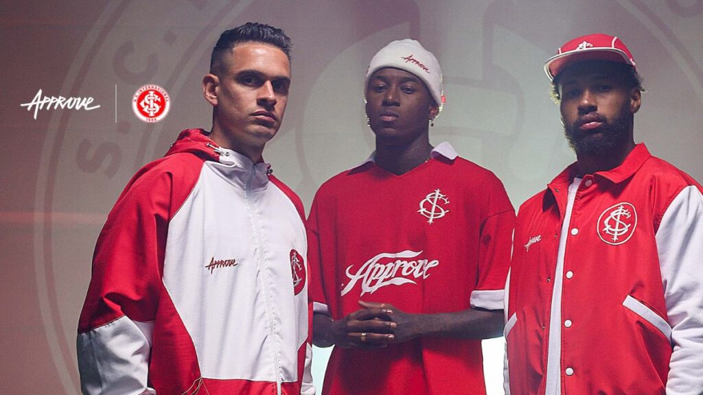 Collab do Inter com a Approve teve a participação de Borré, Vitão e Wesley - Divulgação