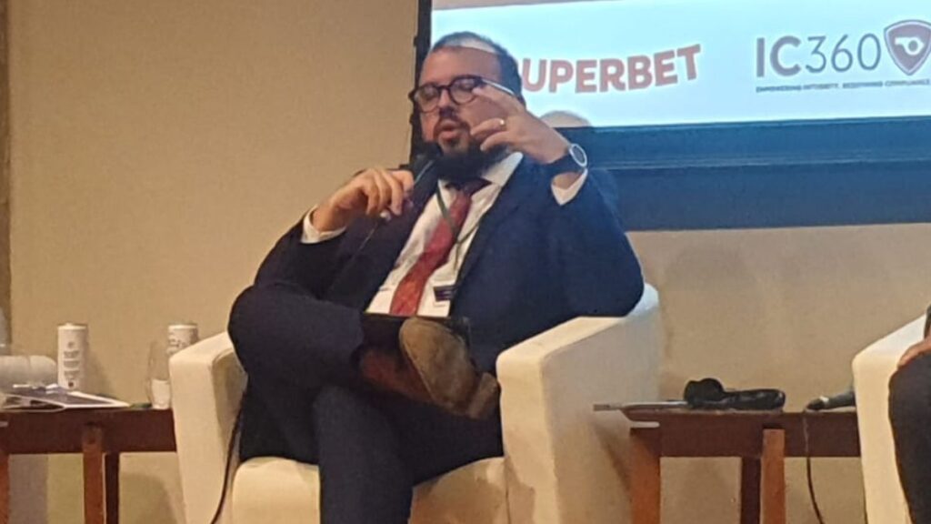 Regis Dudena, secretário de Prêmios e Apostas do Ministério da Fazenda no Brazil Sports Tech - Adalberto Leister Filho/Máquina do Esporte