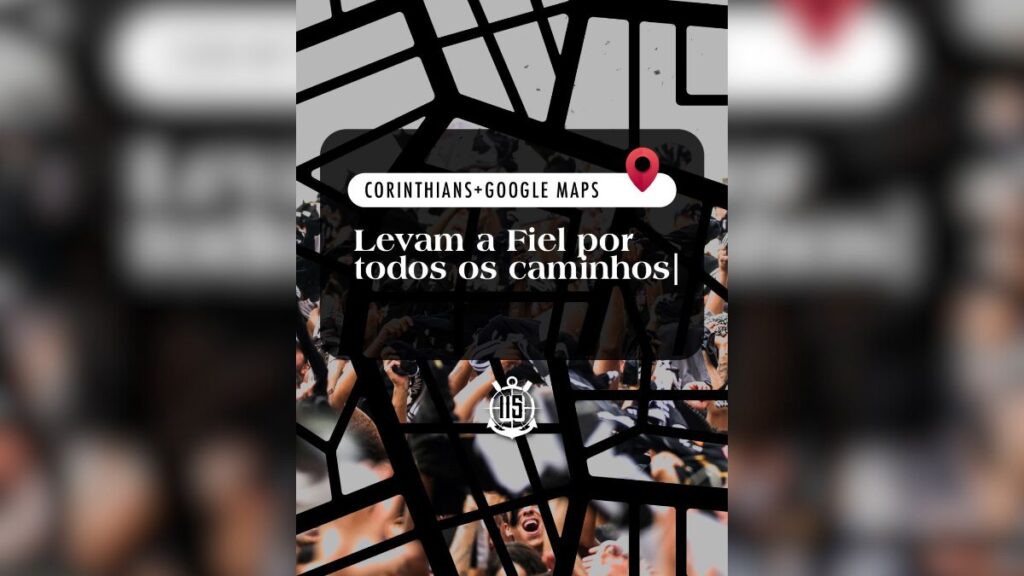 Corinthians lança lista no Google Maps com pontos históricos e locais de encontro da torcida
