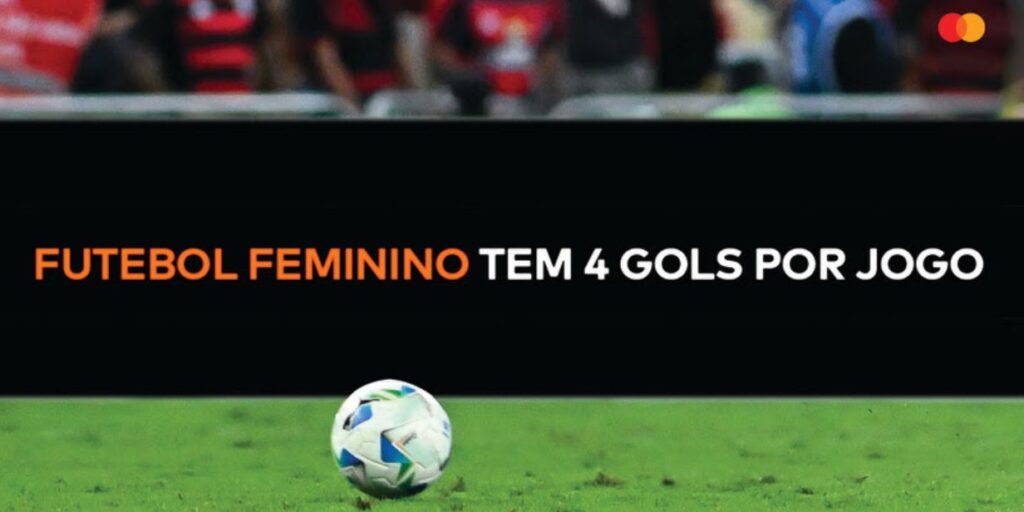 Mastercard aproveita quartas de final da Libertadores para exaltar futebol feminino nos leds de campo