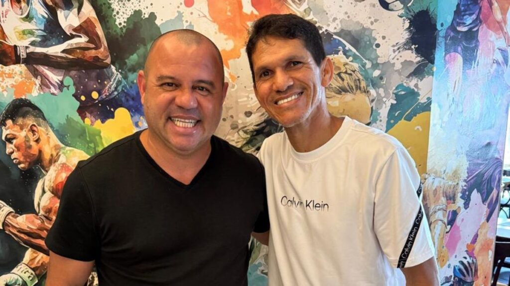Roni e Magno Alves, dupla que marcou época no Fluminense - Divulgação