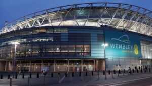 Vista da fachada do Estádio de Wembley, em Londres - Divulgação / Wembley