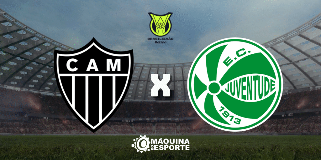 Atlético-MG x Juventude: Onde assistir ao duelo da 26ª rodada do Brasileirão