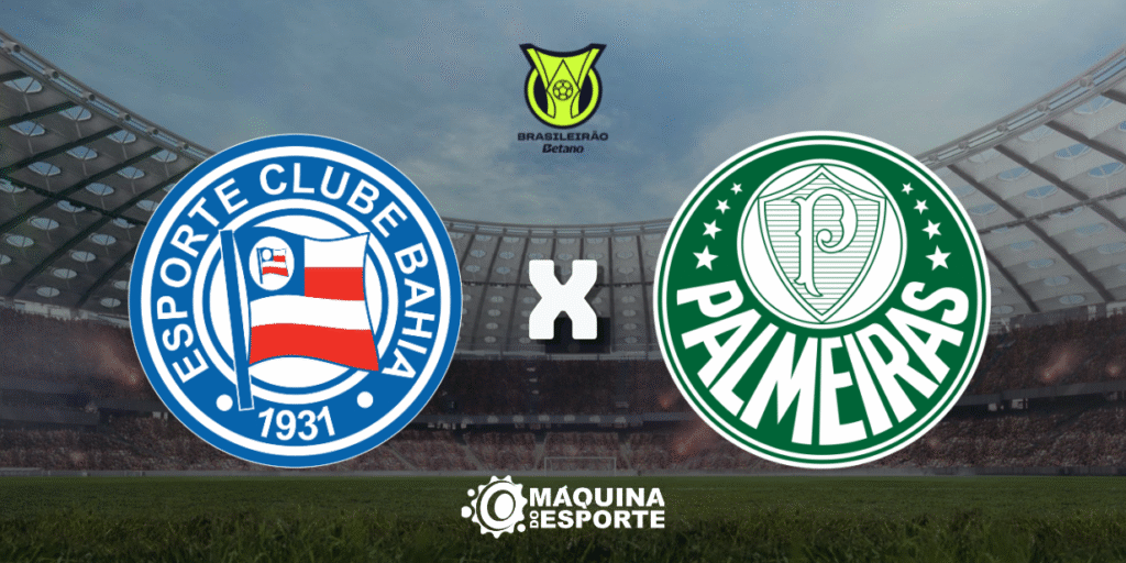 Bahia x Palmeiras: Onde assistir ao confronto da 25ª rodada do Brasileirão