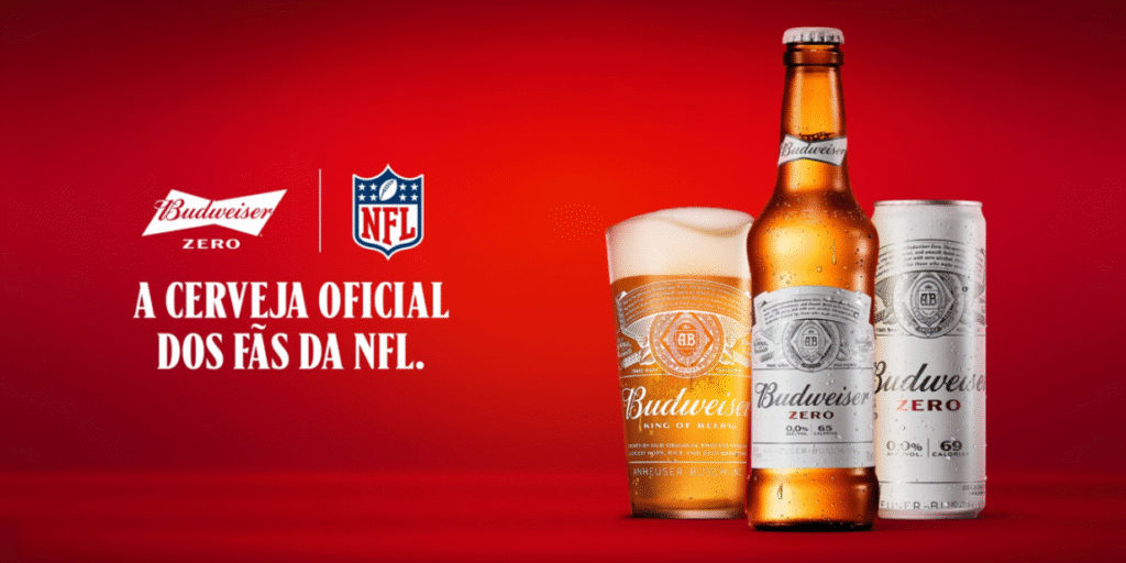 Budweiser renova acordo como cerveja oficial da NFL no Brasil
