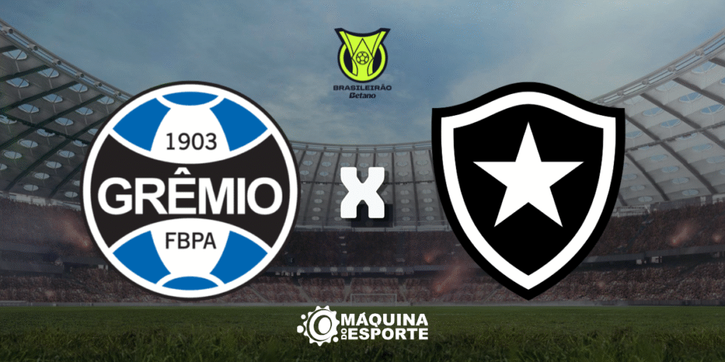 Grêmio x Botafogo: Onde assistir ao jogo adiado da 16ª rodada do Brasileirão