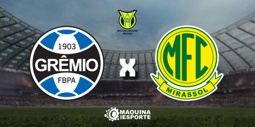 Grêmio x Mirassol: Onde assistir ao confronto da 23ª rodada do Brasileirão