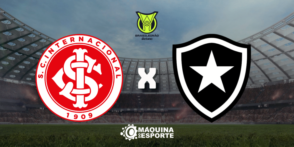 Internacional x Botafogo: Onde assistir ao jogo da 27ª rodada do Brasileirão