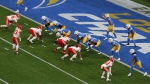 Kansas City Chiefs e Los Angeles Chargers se enfrentaram na Neo Química Arena - José Manoel Idalgo/ Ag. Corinthians