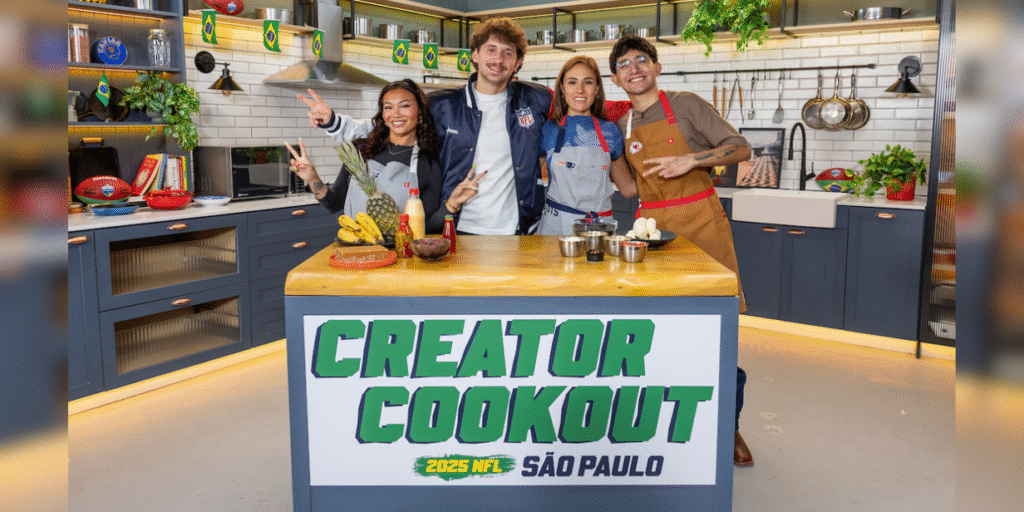 NFL aposta até em programa de culinária para ativar jogo e liga no Brasil