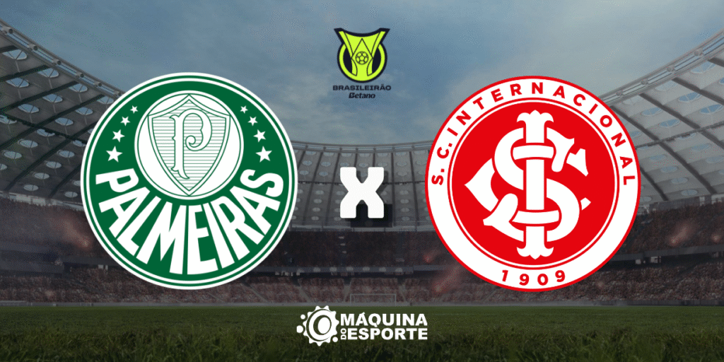 Palmeiras x Internacional: Onde assistir ao jogo da 23ª rodada do Brasileirão