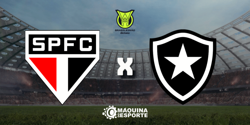 São Paulo x Botafogo: Onde assistir ao duelo da 23ª rodada do Brasileirão