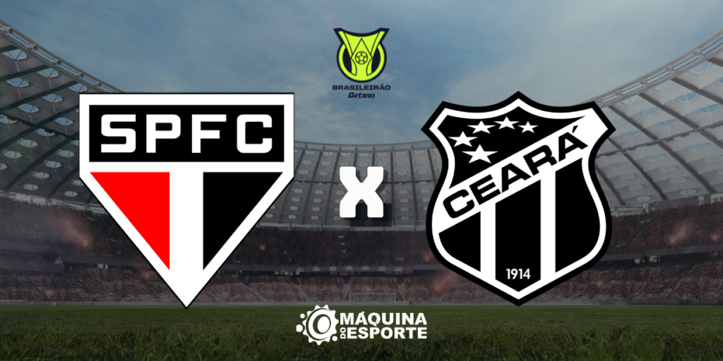 São Paulo x Ceará: Onde assistir à partida da 25ª rodada do Brasileirão