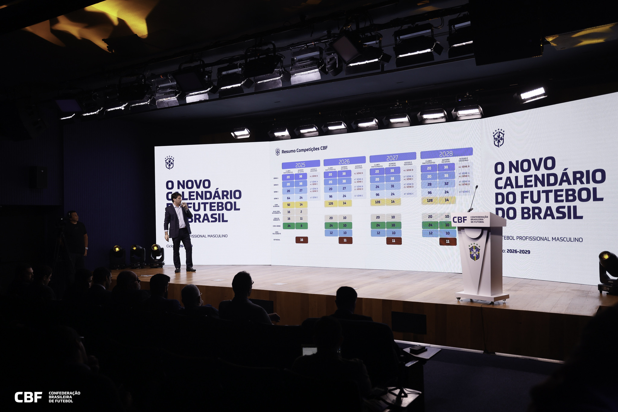 CBF apresentou o novo calendário do futebol brasileiro nesta quarta-feira - @rafaelribeirorio / CBF