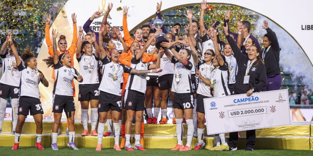Hexacampeonato do Corinthians na Libertadores Feminina gera aumento de audiência para Globo na Grande SP