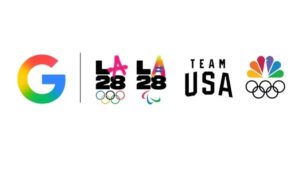 Google foi anunciado como patrocinador dos Jogos de Los Angeles 2028, além da equipe dos EUA e da cobertura da NBC - Divulgação