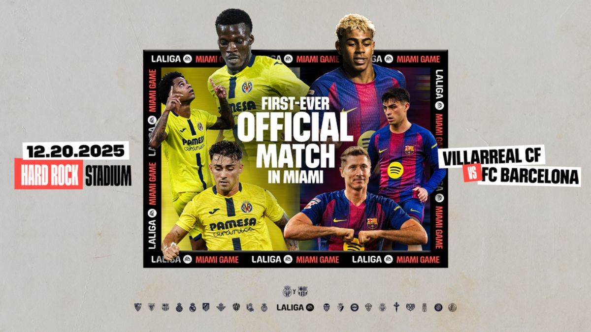 Villarreal x Barcelona será em Miami - Divulgação