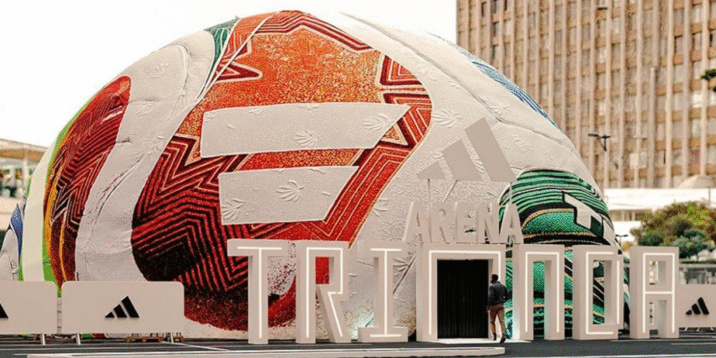 Com arena, museu a céu aberto e “ball parade”, Adidas ativa patrocínio à Copa do Mundo de 2026