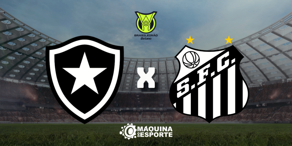 Botafogo x Santos: Onde assistir ao confronto da 30ª rodada do Brasileirão