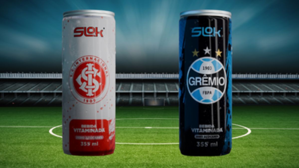 Slok licenciou bebidas funcionais com Grêmio e Internacional - Divulgação