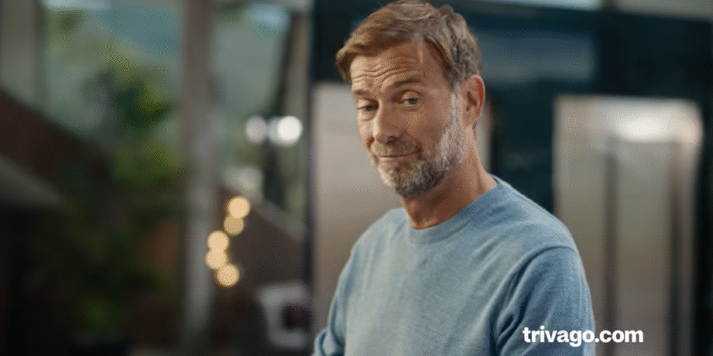 Um rosto e várias vozes: Inteligência artificial traduz Jürgen Klopp para o mundo em campanha da Trivago