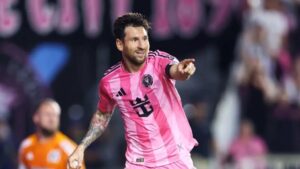 Lionel Messi, principal destaque da Argentina, em jogo do Inter Miami pela MLS - Divulgação